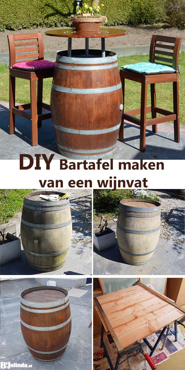 DIY Bartafel wijnvat